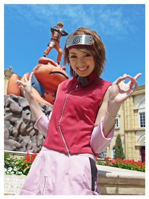 Naruto 春野サクラのコスプレをする南明奈 あげてけ