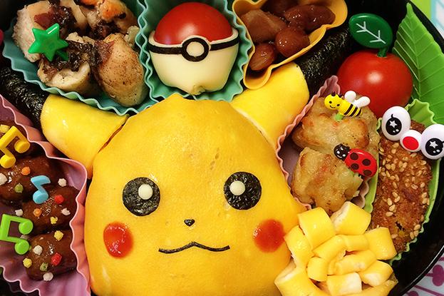 キャラ弁のすごい画像 元祖人気ものポケモン ピカチュウ 弁当 あげてけ