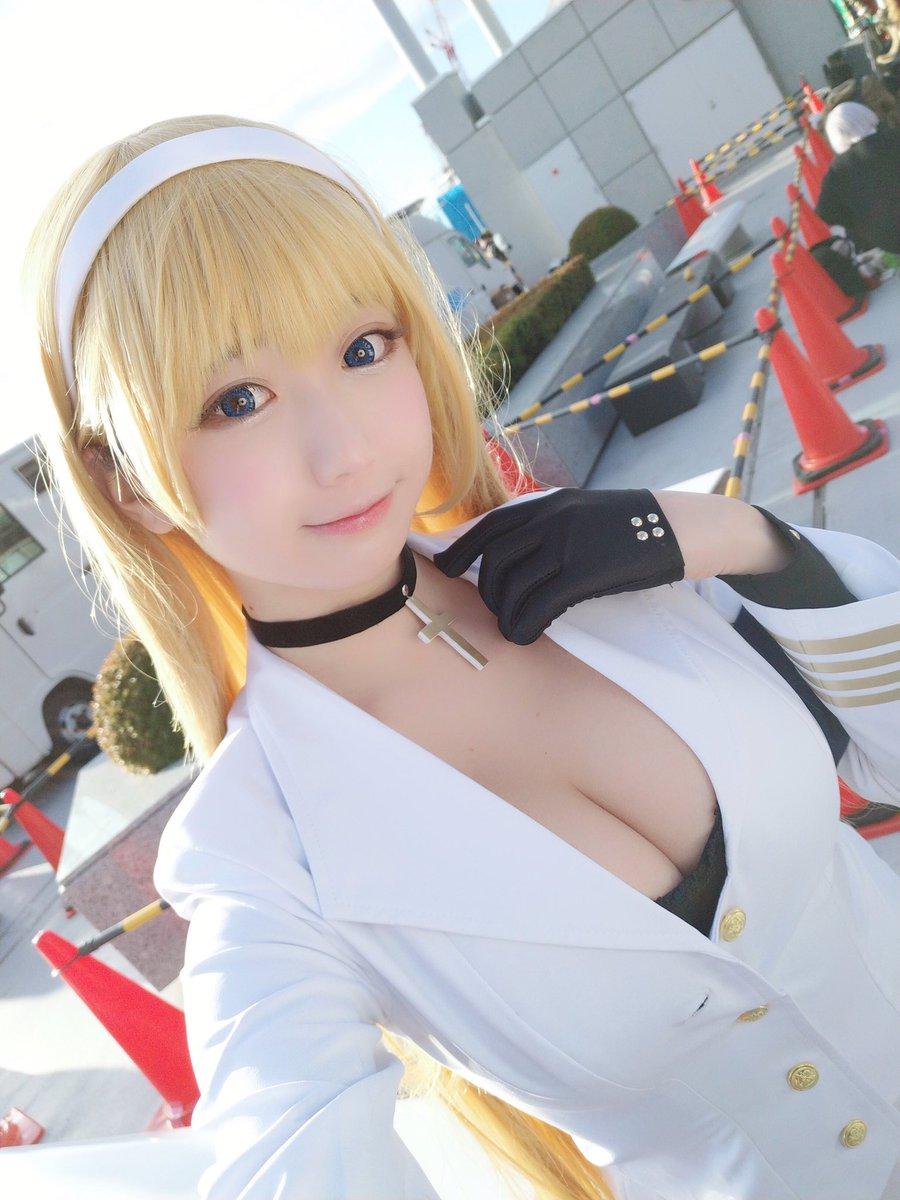 アズールレーンのノースカロライナのコスプレ レイヤー Yami あげてけ