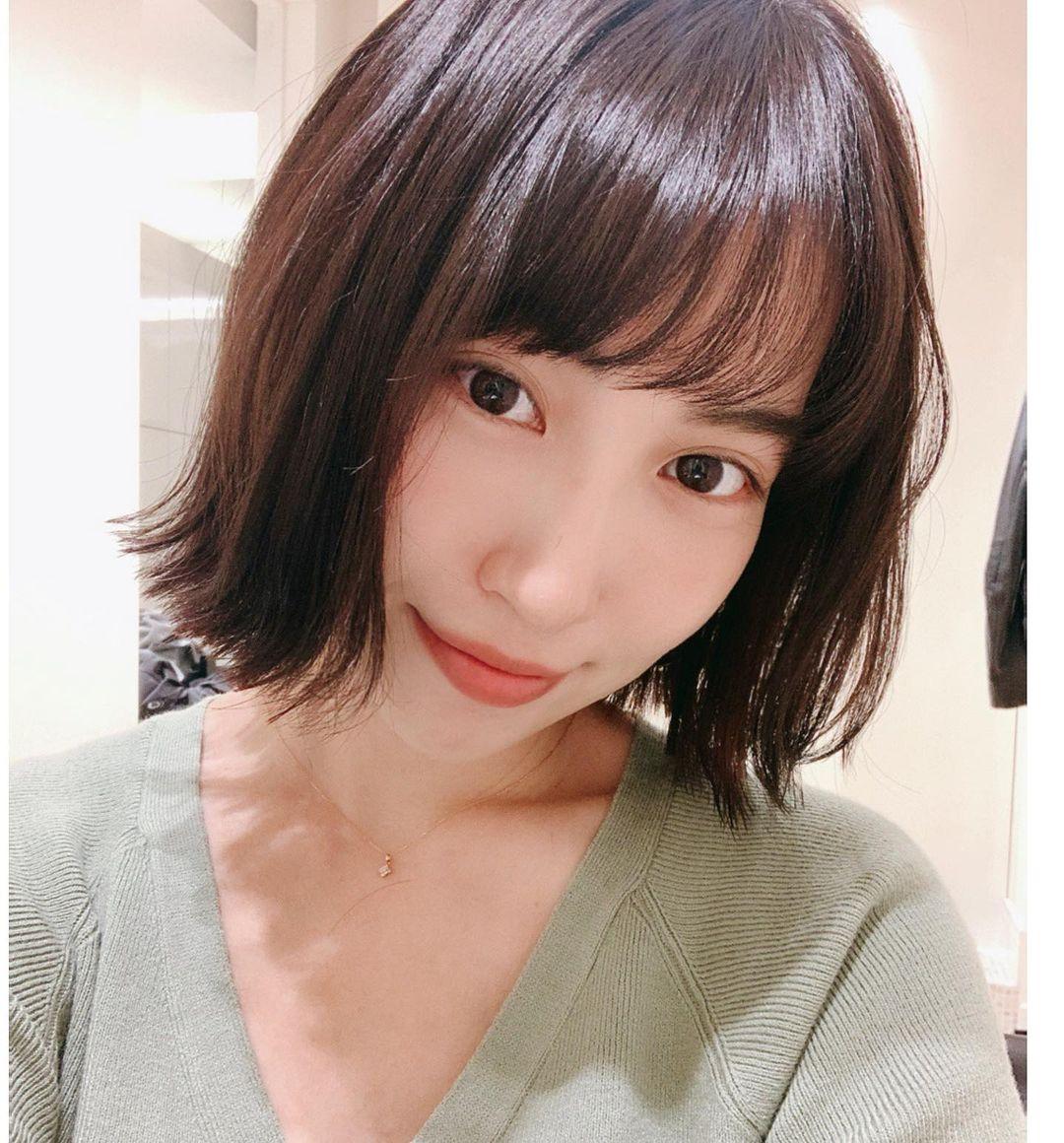 インスタグラムより 30 バッサリ切った増田有華 あげてけ