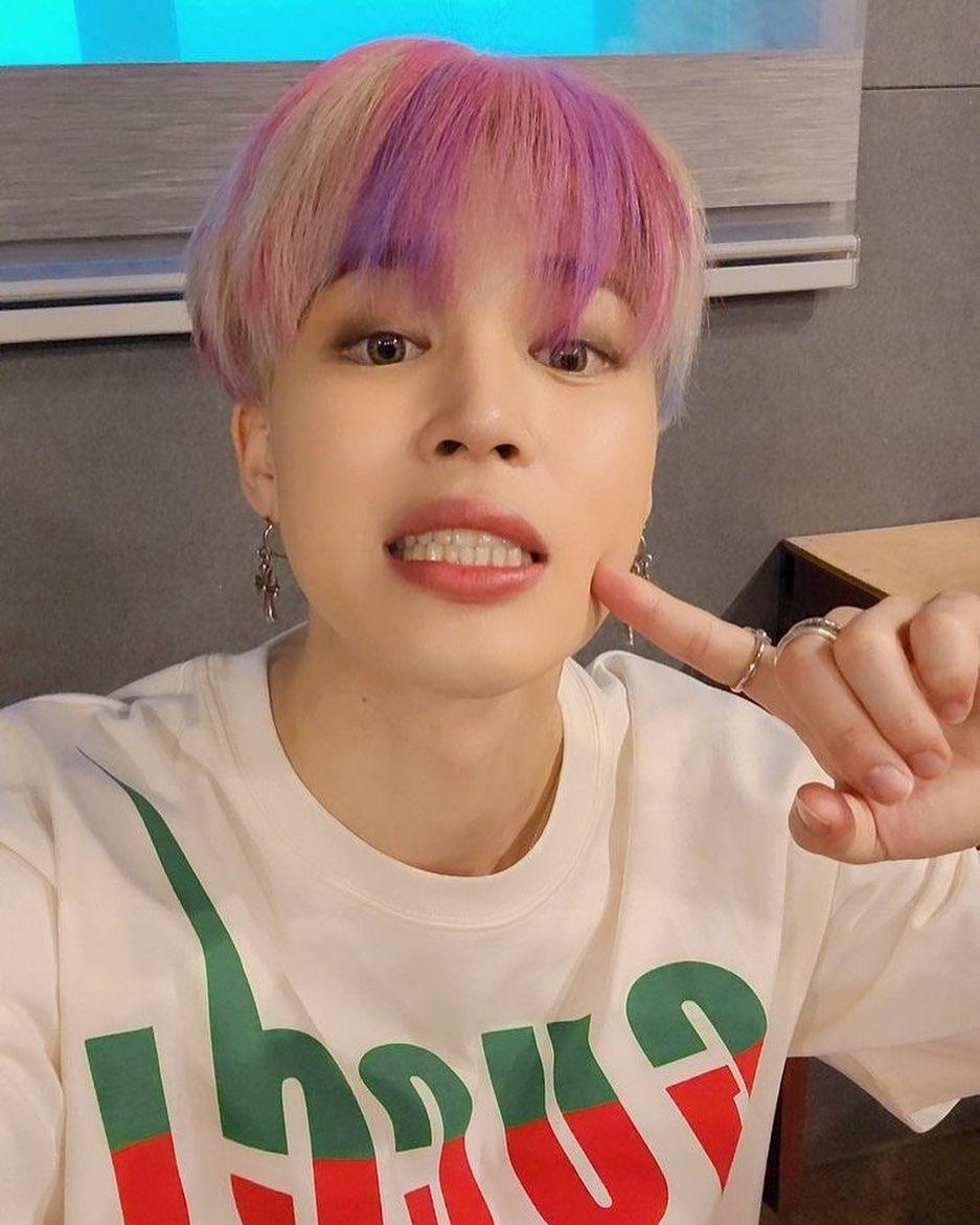 インスタグラムより 3色の髪色に染めたbtsのジミン Jimin 지민 あげてけ