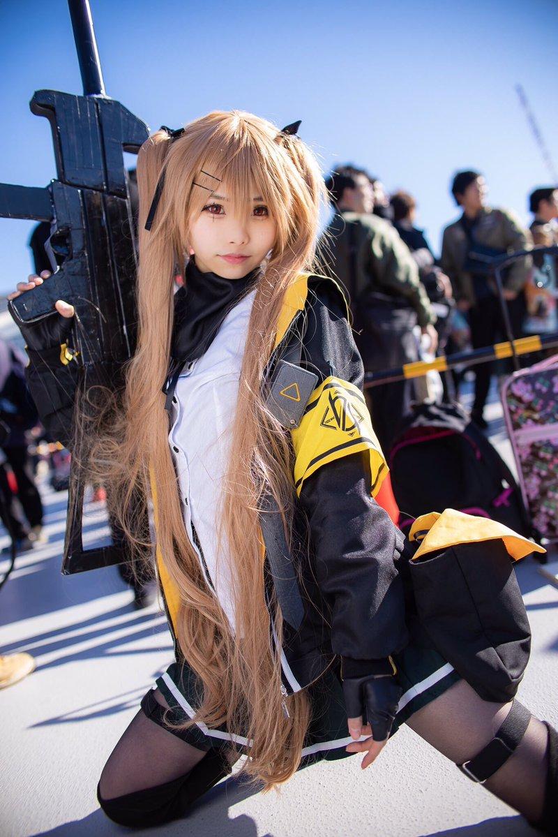 ドールズフロントラインのUMP9のコスプレ【レイヤー：皆川莉伽】｜あげ